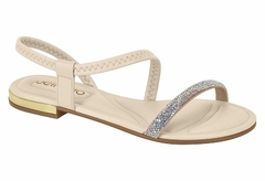 8263.968-93929 SANDALIA BEIRA RIO CREME /AURORA BOREAL