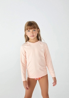 C0D21BEN CAMISETA HERING KIDS PROTECAO SOLAR FPS50+ ROSE