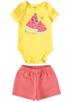 1000108536-00170 CONJUNTO MALWEE KIDS AMARELO - comprar online