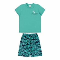 1000120051-02384 CONJUNTO MALWEE KIDS ESTAMPADO VERDE