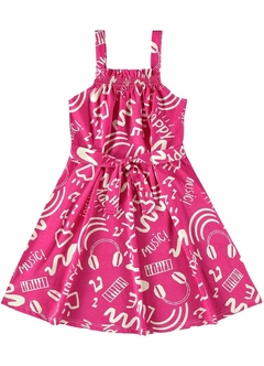 1000118958-DH96C VESTIDO MALWEE KIDS ESTAMPADO