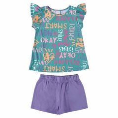 1000116268-DF54A CONJUNTO MALWEE KIDS ESTAMPADO