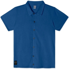 14000538-60292 CAMISA HAPIER MANGA CURTA AZUL