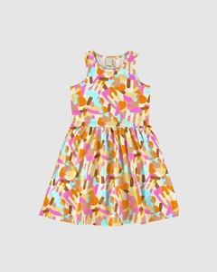 1000113018-DM58A VESTIDO MALWEE KIDS EVASE OFF WHITE PICOLÉ - comprar online