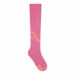 4750-001-838 MEIA ESPORTIVA SELENE ROSA FLUOR/PESSEGO