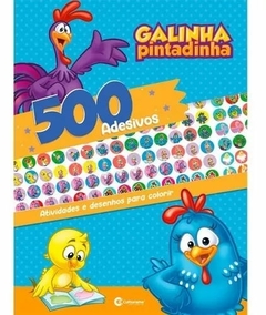 9786555244281 LIVRO COM 500 ADESIVOS E ATIVIDADES GALINHA PINTADINHA