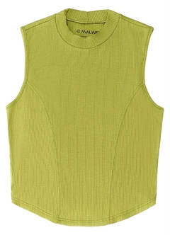 1000111397-0041 BLUSA CANELADA MALWEE VERDE