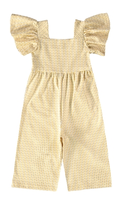 1000112737-DD76A MACAQUINHO MALWEE KIDS ACINTURADO OFF WHITE/BEGE