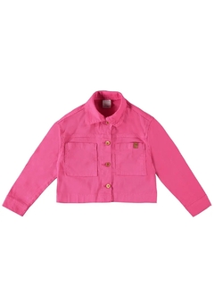 1000109183-01063 JAQUETA CROPPED MALWEE KIDS ROSA