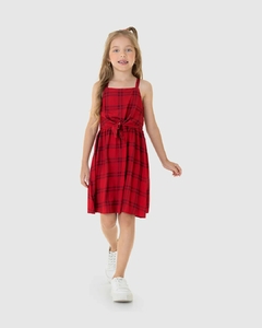 1000118970-DH97A VESTIDO MALWEE KIDS XADREZ