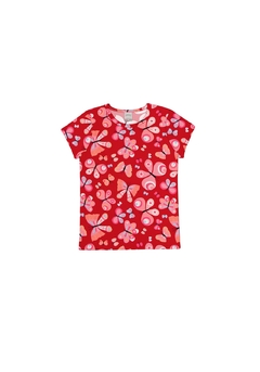 19273-R0081R BLUSA ALAKAZOO VOANDO VERMELHO - comprar online