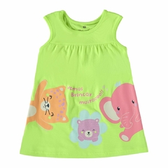 1000120336-02187 VESTIDO MALWEE KIDS AMPLO COM ESTAMPA