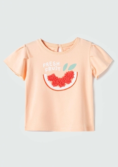 5DU3LMQEN BLUSA HERING KIDS C/ BABADOS LARANJA