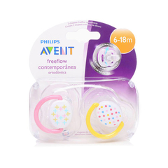 18024 KIT CHUPETA AVENT FREEFLOW 6-18M