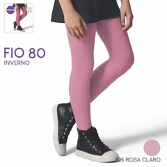 9555.002-825 MEIA CALCA SELENE FIO 80 INVERNO ROSA CLARO