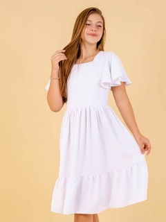 2063405-1 VESTIDO CREPE BRANCO