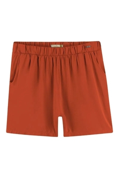 182910-4588 SHORTS MARIALICIA EM VISCOSE CARAMELO