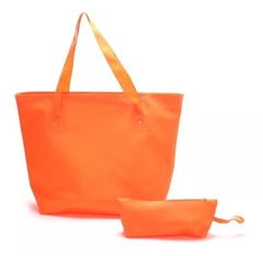 20180-4 BOLSA DE PRAIA DE SILICONE LARANJA