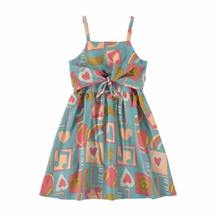 1000118970-DH95A VESTIDO MALWEE KIDS ESTAMPADO