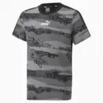 670102-01 CAMISETA PUMA ALPHA AOP TEE PRETO