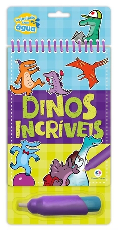 15909 LIVRO DINO INCRIVEIS C/CANETA