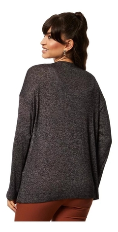 10226067 CARDIGAN VERO MODA MESCLA CHUMBO - comprar online