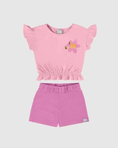 1000122703-02183 CONJUNTO MALWEE KIDS ROSA - comprar online