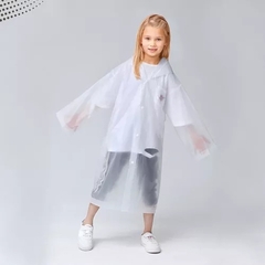 TY875 CAPA DE CHUVA INFANTIL TRANSPARENTE