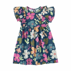 1000118855-DI10B VESTIDO MALWEE KIDS ESTAMPADO