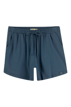 182909-6118 SHORT MARIALICIA CREPONADA AZUL