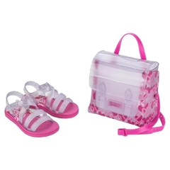 22955-AU737 SANDALIA BARBIE SWEET BAG VIDRO GLITTER