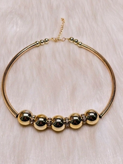 20652543-1 COLAR CHOKER DOURADO