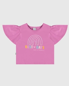 1000122986-0112 BLUSA MALWEE KIDS ROSA CLARO - comprar online