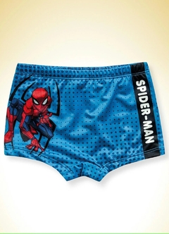 102203577 SUNGA BOXER MARVEL C/PROTEÇÃO UV50+ SPIDER-MAN AZUL