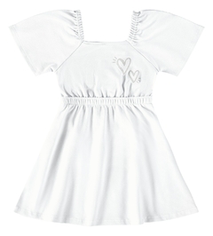 1000112723-00001 VESTIDO MALWEE KIDS EVASE BRANCO