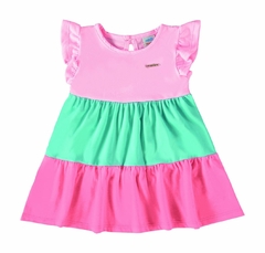 40680-RS0258 VESTIDO MARLAN ROSA FLUOR