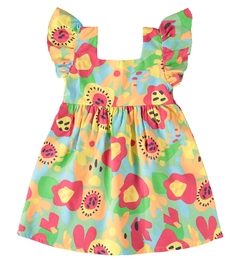 1000109174-DB28A VESTIDO MALWEE KIDS FLORAL