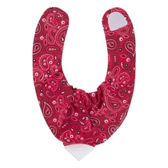 1658106 BABADOR TIPTOP ESTAMPADO VERMELHO