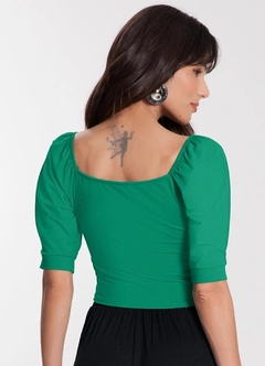 35525-015102 BLUSA LUNENDER VERDE GLIMMER - comprar online