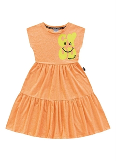 102203142 VESTIDO FAKINI KIDS LARANJA FLUOR - comprar online