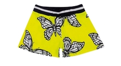 600873D2-12968 SHORT NANAI ESTAMPADA AMARELO