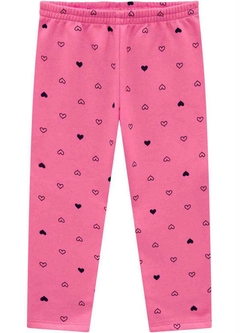 207627D2-40009 LEGGING KYLY ESTAMPA CORAÇÃO ROSA