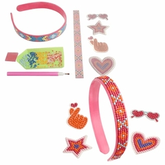 1001902200032 KIT TIARA E STICKERS COM DIAMANTES LULUCA ESTRELA - comprar online