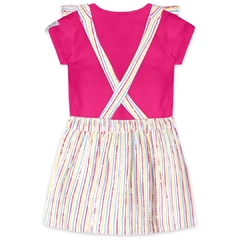 10319941-40577 CONJUNTO CURTO LISTRADO INFANTIL FEMININO MARISOL - comprar online