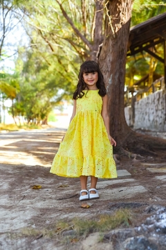 1084-2 VESTIDO LALOOK MIDI LASIE AMARELO