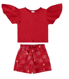 1000112783-02226 CONJUNTO MALWEE KIDS VERMELHO