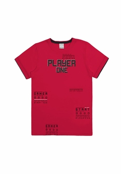 38867-017563 CAMISETA ALAKAZOO ESTAMPA VIDEOGAME VERMELHO