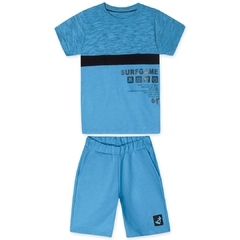 10320150-66240 CONJUNTO CURTO MOLETOM INFANTIL MASCULINO MARISOL AZUL