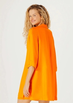 H8AYLKBEN KIMONO HERING MANGA 3/4 LARANJA - comprar online