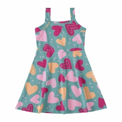 1000118856-DE84B VESTIDO MALWEE KIDS ESTAMPADO